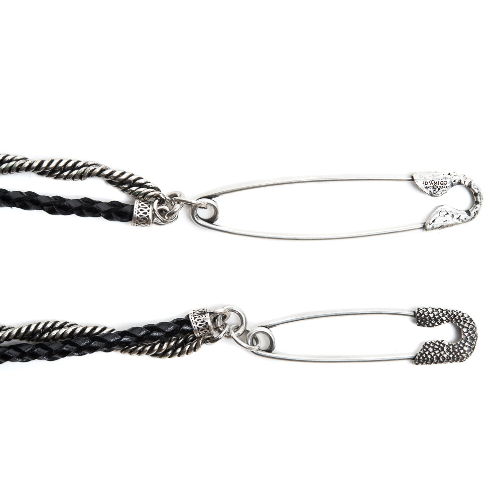 D'AMICO Portachiavi Catena Torchon + Spille + Scooby Nero