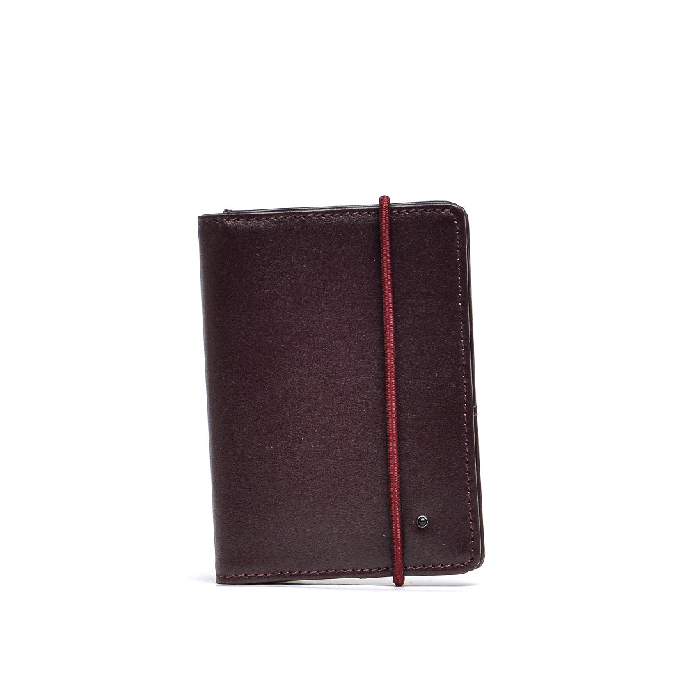 D'AMICO Portafoglio Pieghevole Classico Pelle Bordeaux