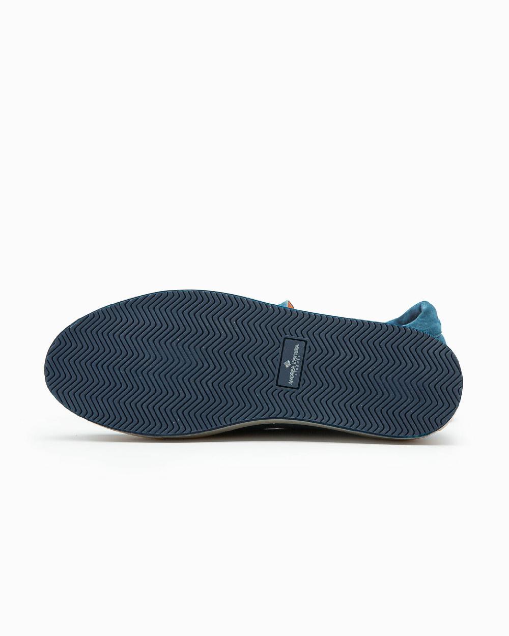 Andrea Ventura Casual Sneaker PF Ponza In Suede Bois Blue