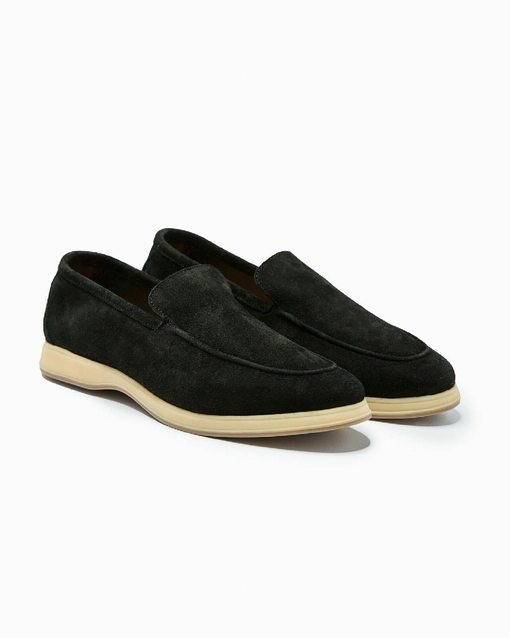 Andrea Ventura MOCASSINO DONNA AQ-D COAST IN SUEDE NERO