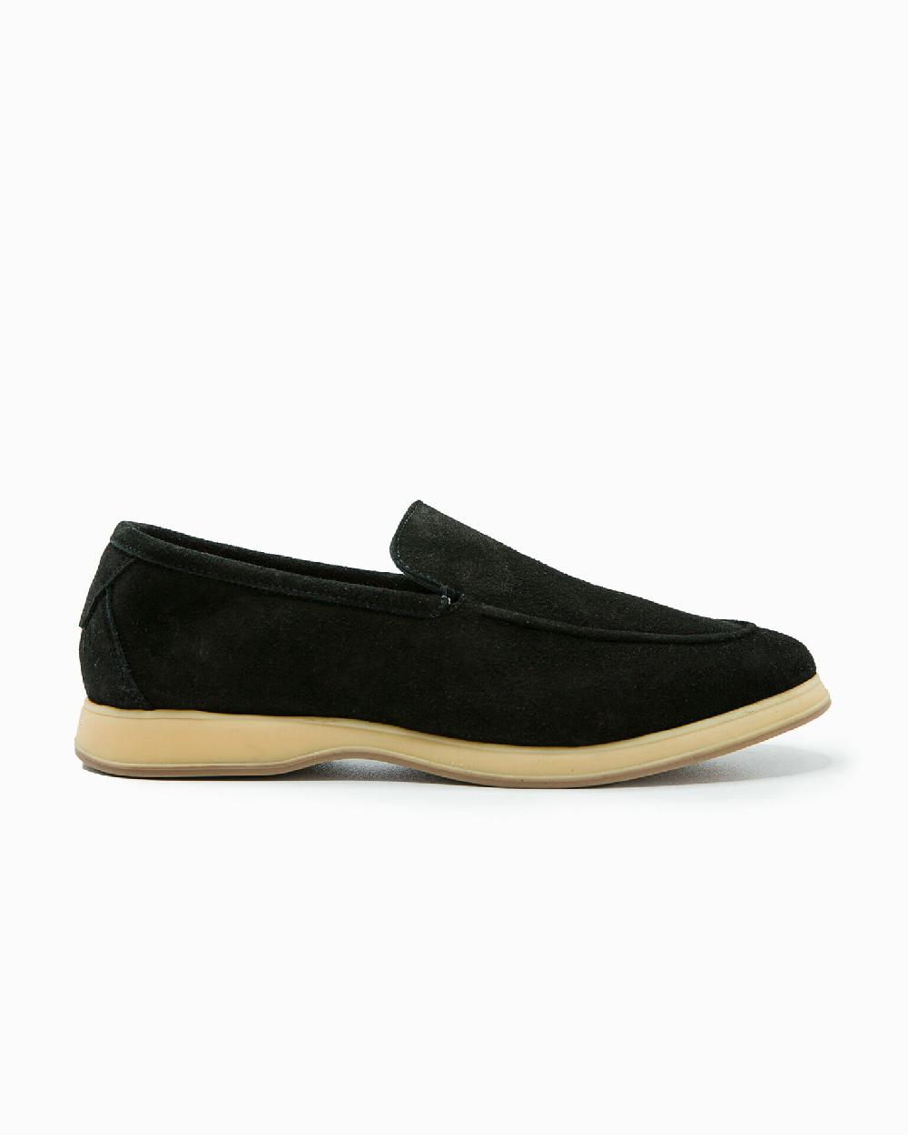 Andrea ventura MOCASSINO DONNA AQ-D COAST IN SUEDE NERO