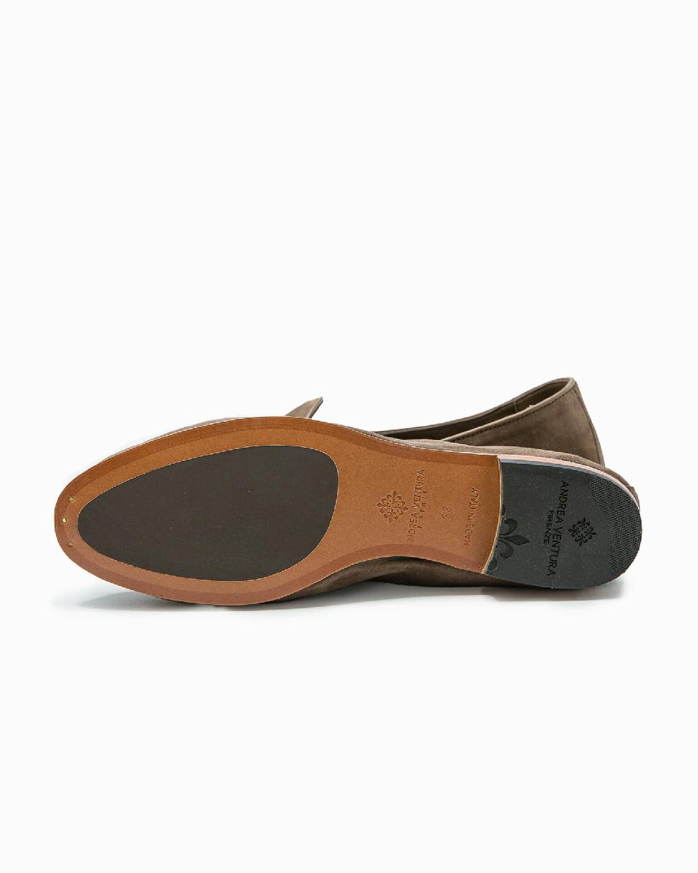 Andrea Ventura MOCASSINO DONNA BELGIAN-D LS IN SUEDE BRONZO FANDANGO