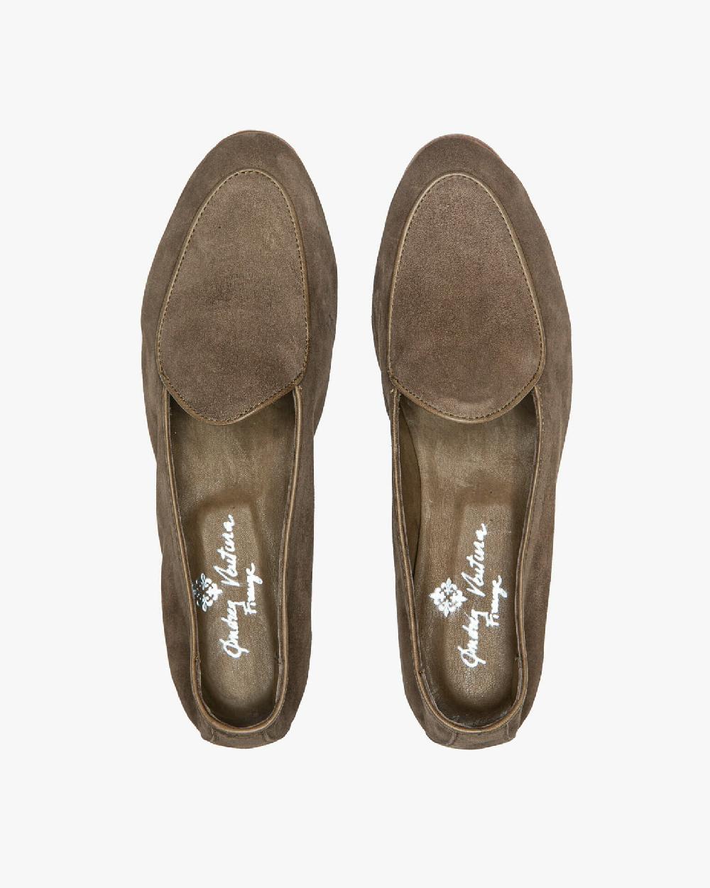 Andrea Ventura MOCASSINO DONNA BELGIAN-D LS IN SUEDE BRONZO FANDANGO