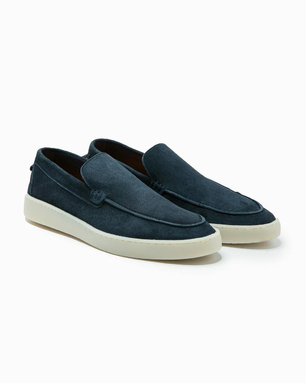 Andrea Ventura MOCASSINO ST BARTH LS IN SUEDE ECLIPSE BLUE