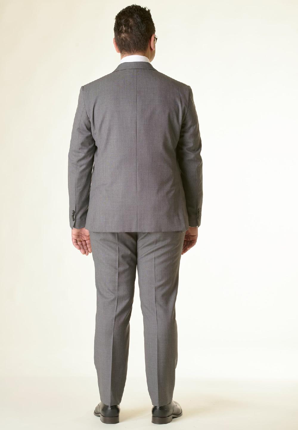 Angelico Abito Grigio Sallia Di Lana 100s Comfort Fit Corto