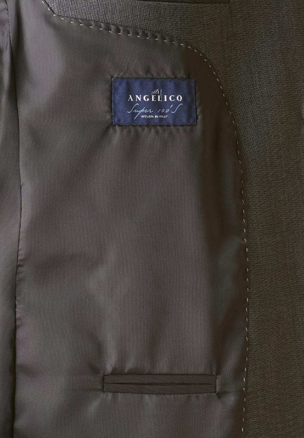 Angelico Abito Grigio Sallia Di Lana 100s Comfort Fit Corto