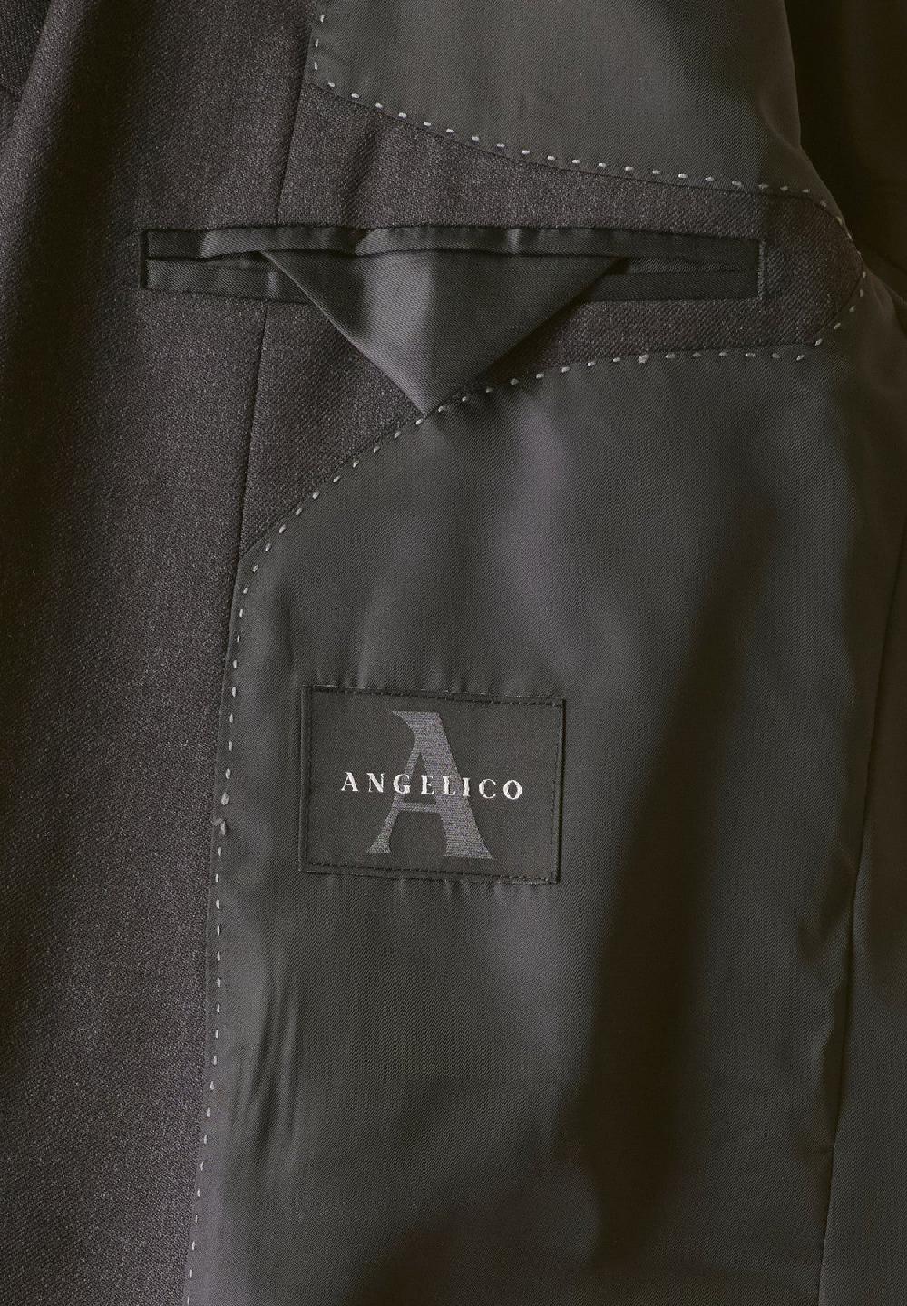 Angelico Abito Antracite Saglia Di Lana Custom Fit