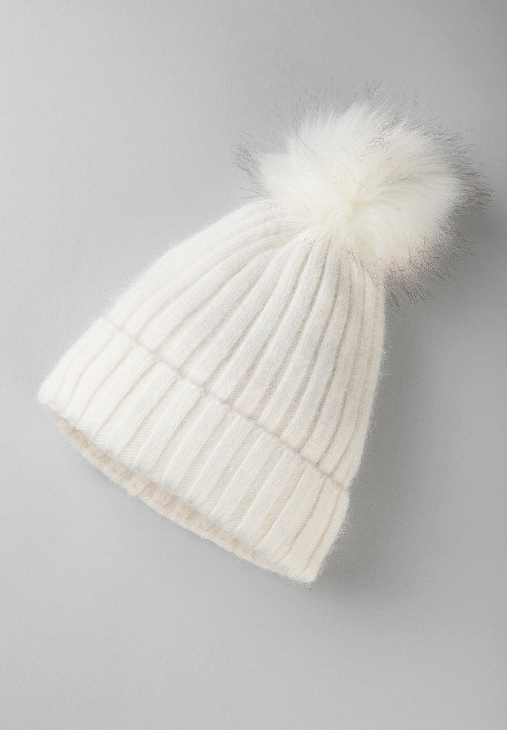 Angelico Berretto Bianco Pompon