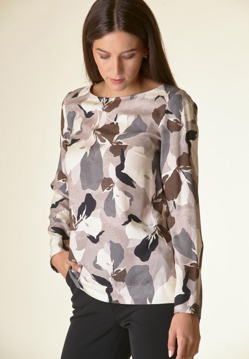Angelico Blusa Camouflage Tortora-panna