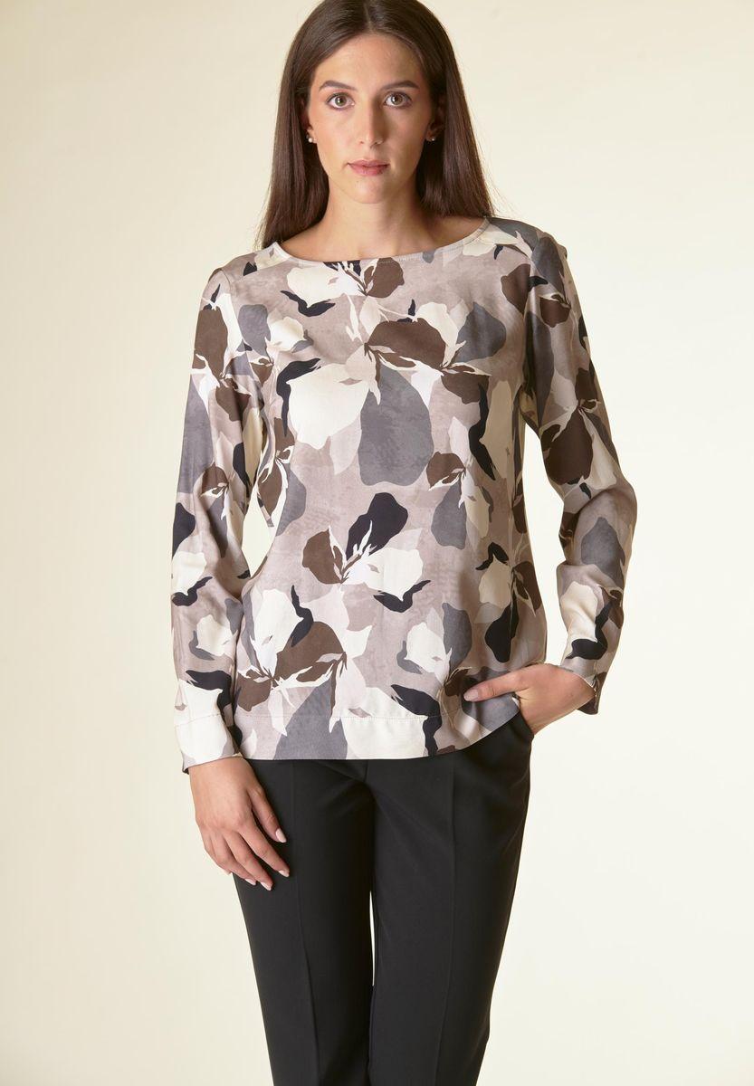 Angelico Blusa camouflage tortora-panna