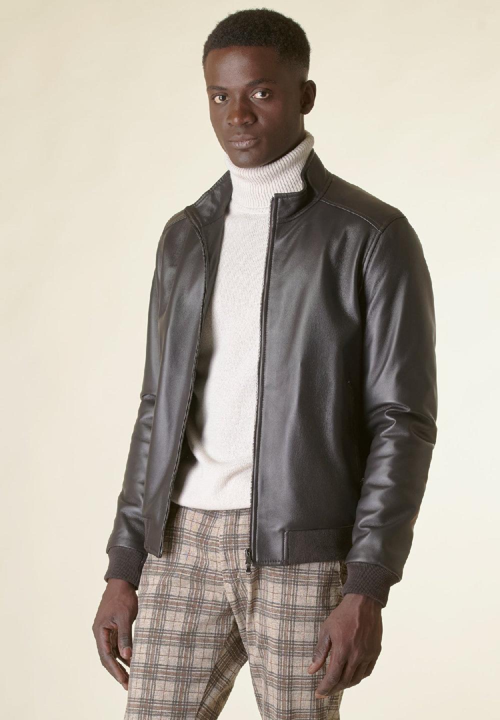 Angelico Bomber testa moro nappa