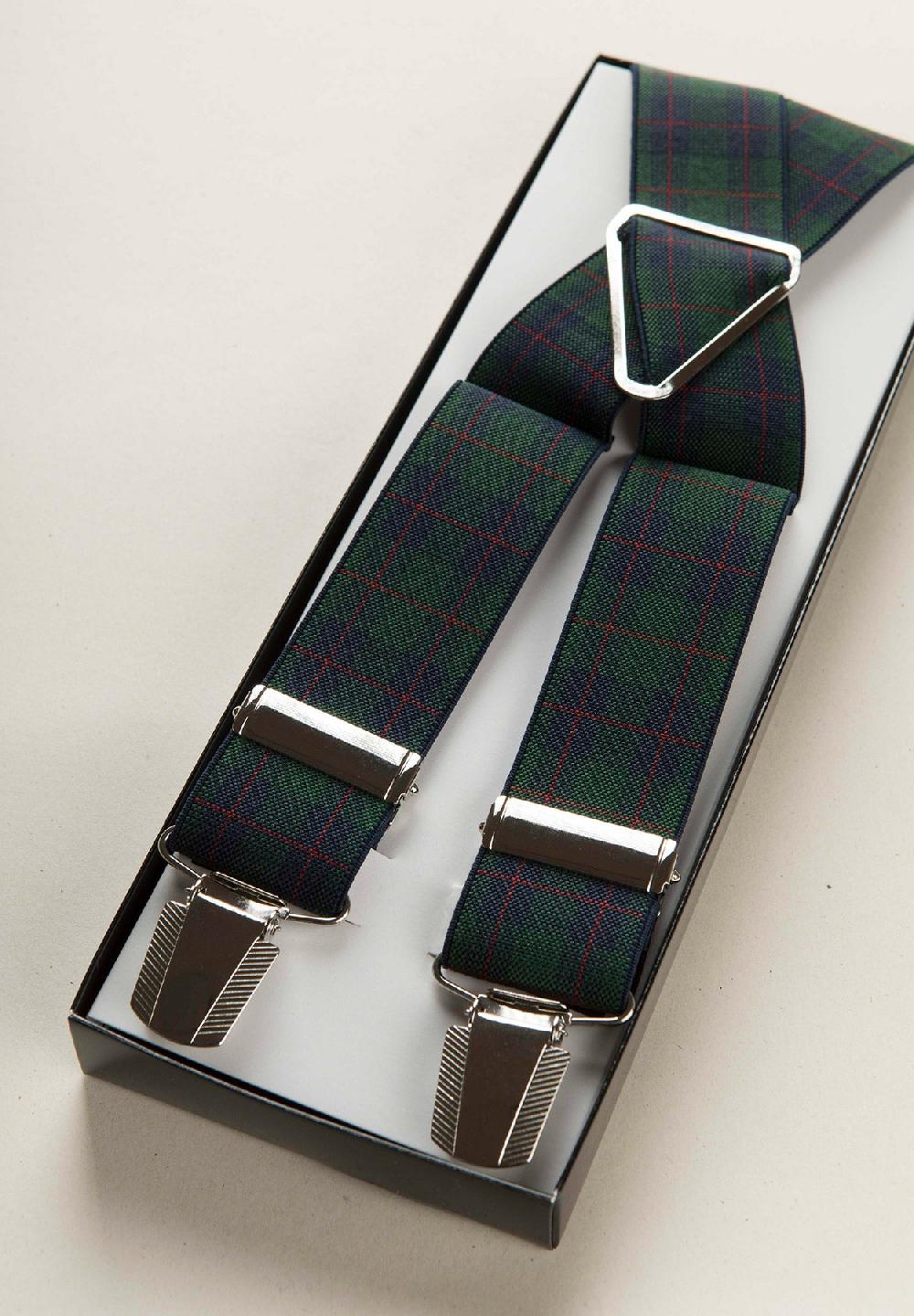 Angelico Bretella Verde Fantasia Galles