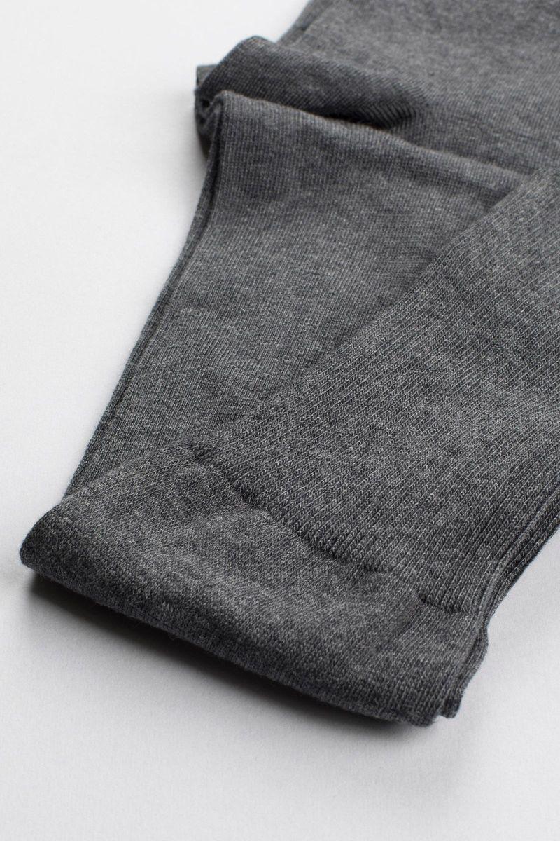 Angelico Calza Antracite Caldo Cotone Lunga