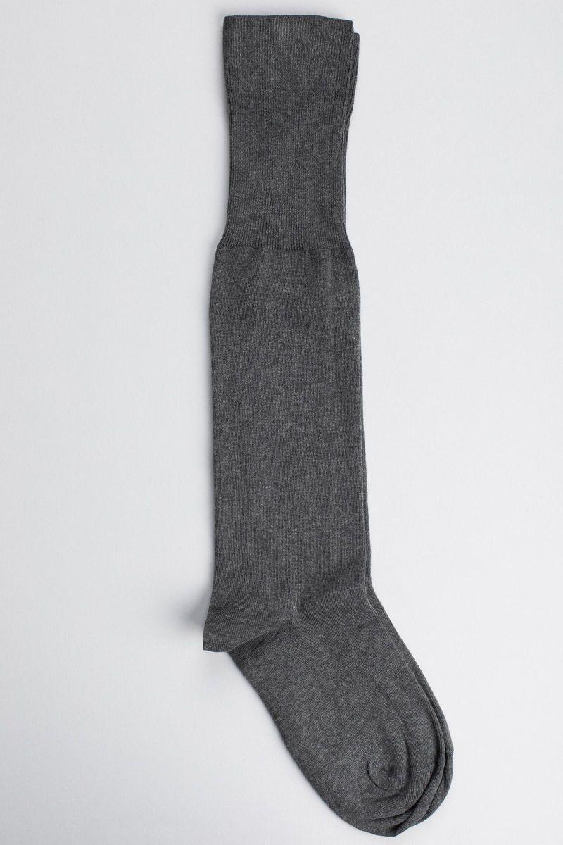 Angelico Calza antracite caldo cotone lunga