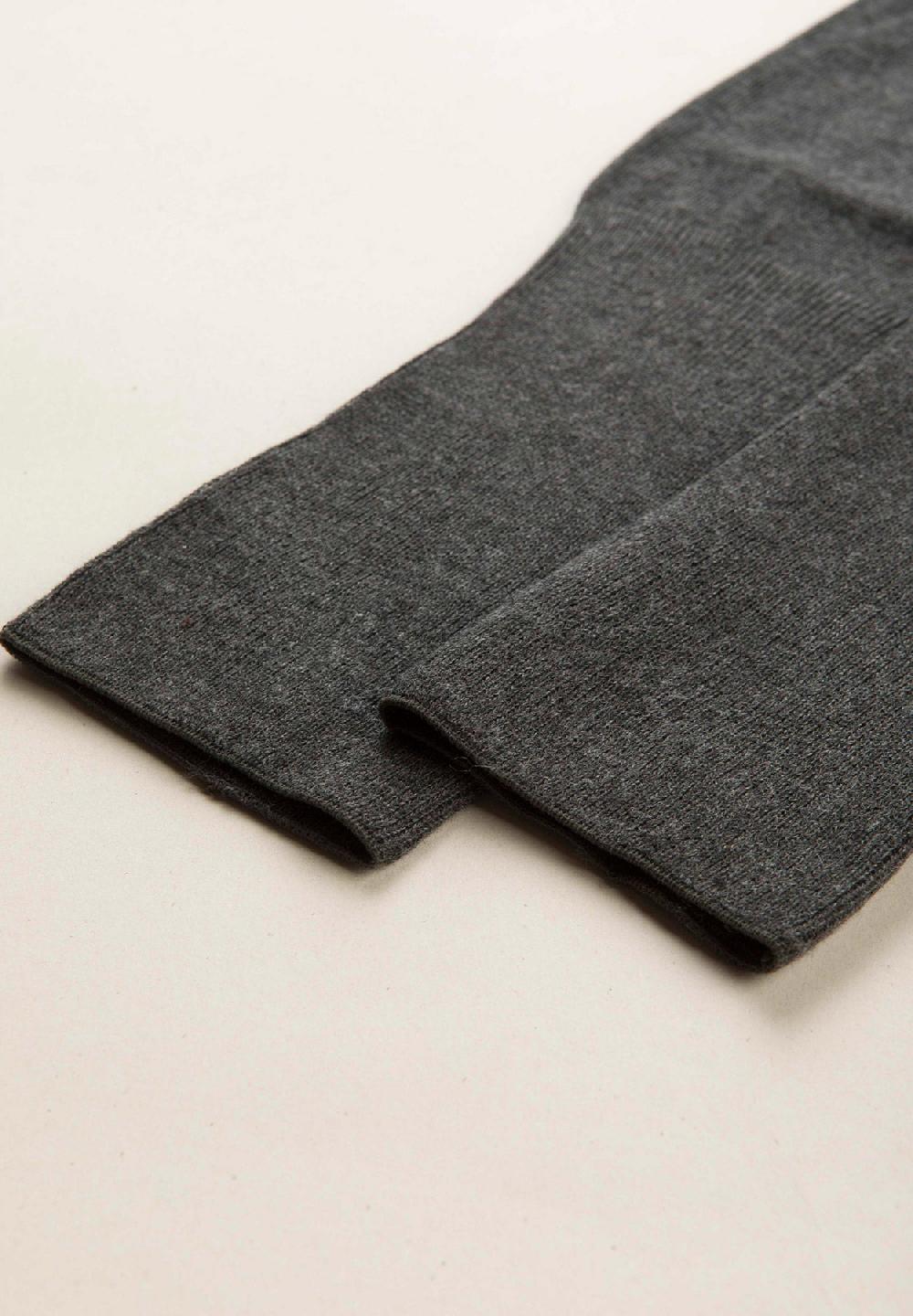 Angelico Calza Antracite Cotone Stretch Unito