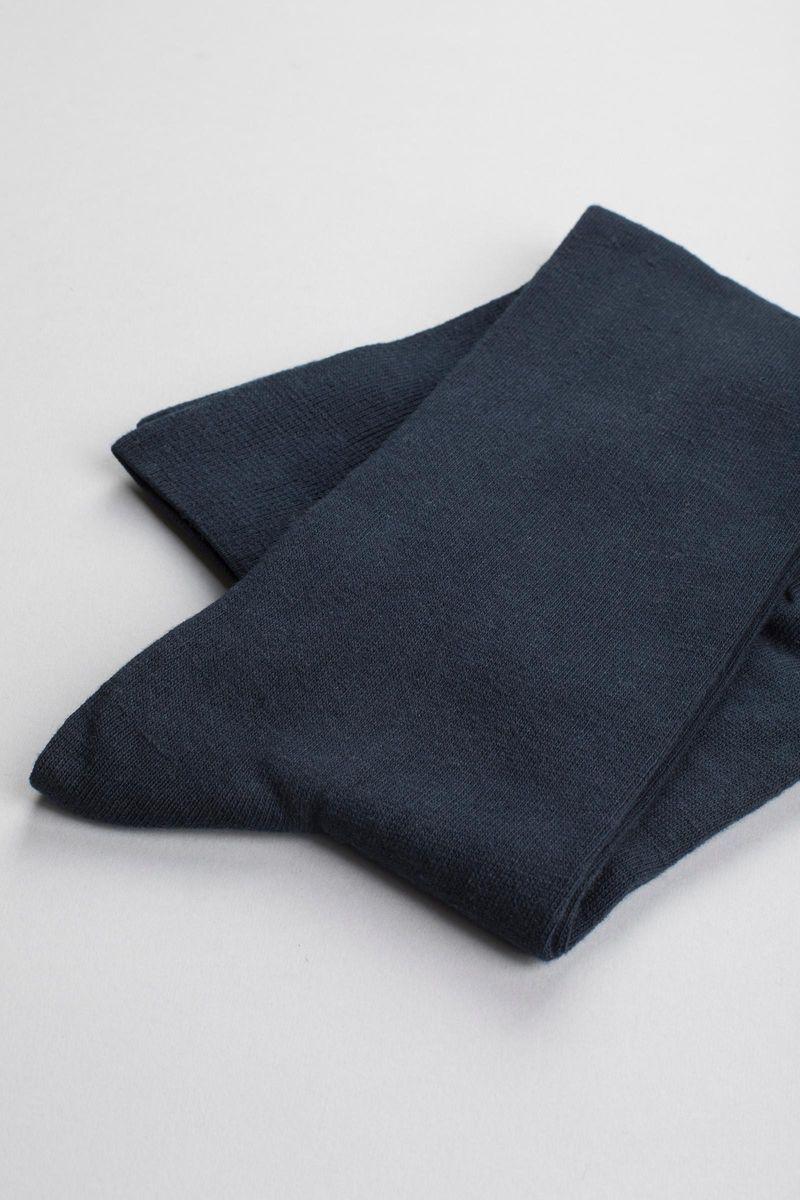 Angelico Calza Blu Caldo Cotone Lunga