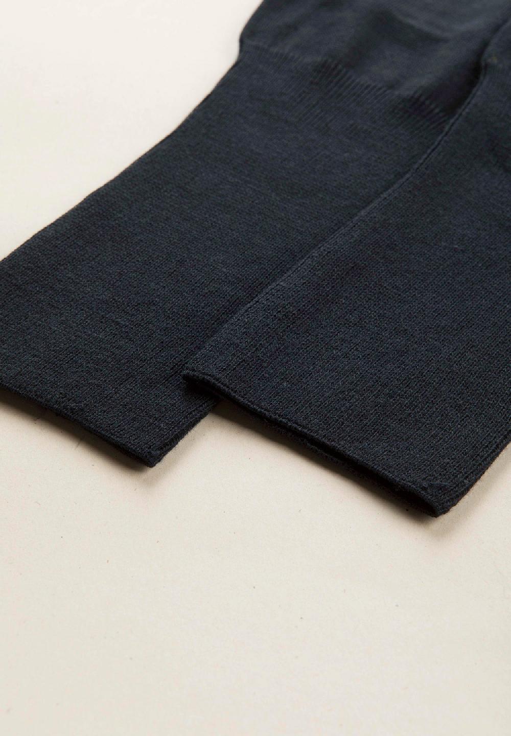 Angelico Calza Blu Cotone Stretch Unito