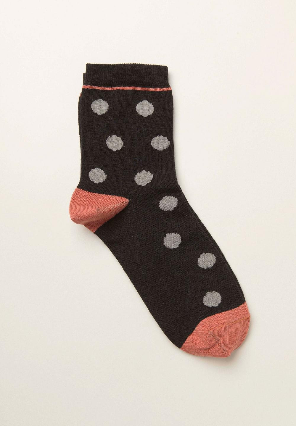 Angelico Calzino nero pois misto cotone