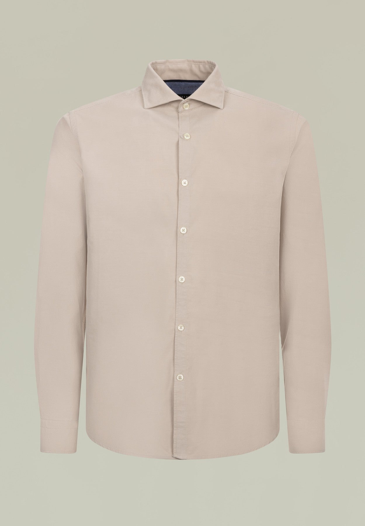 Angelico Camicia beige velluto