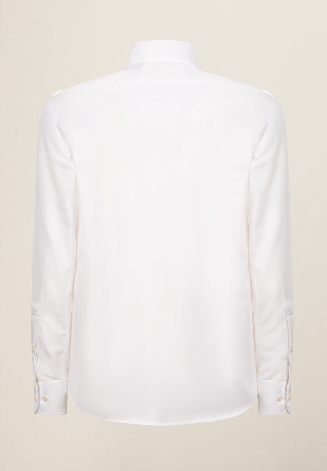 Angelico Camicia Bianca No-stiro Cotone Custom Fit