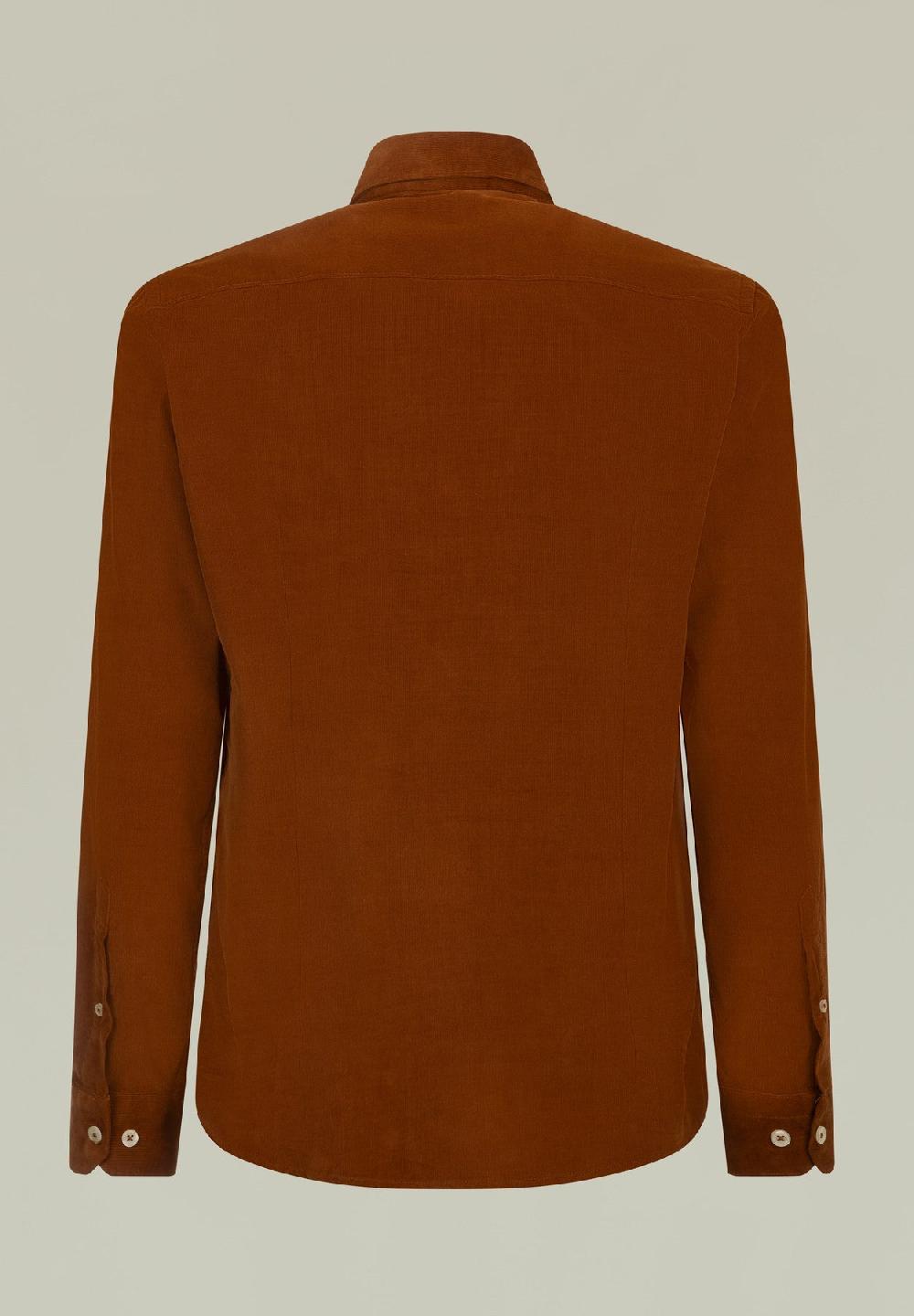 Angelico Camicia Bruciato Velluto