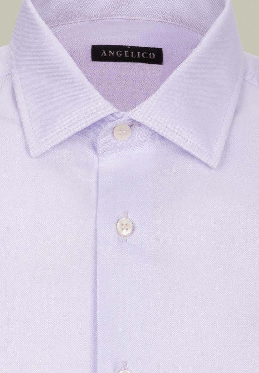 Angelico Camicia Glicine Cotone Panama Slim