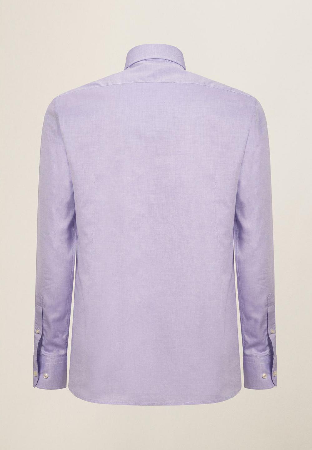 Angelico Camicia Glicine Oxford Cotone Slim Fit