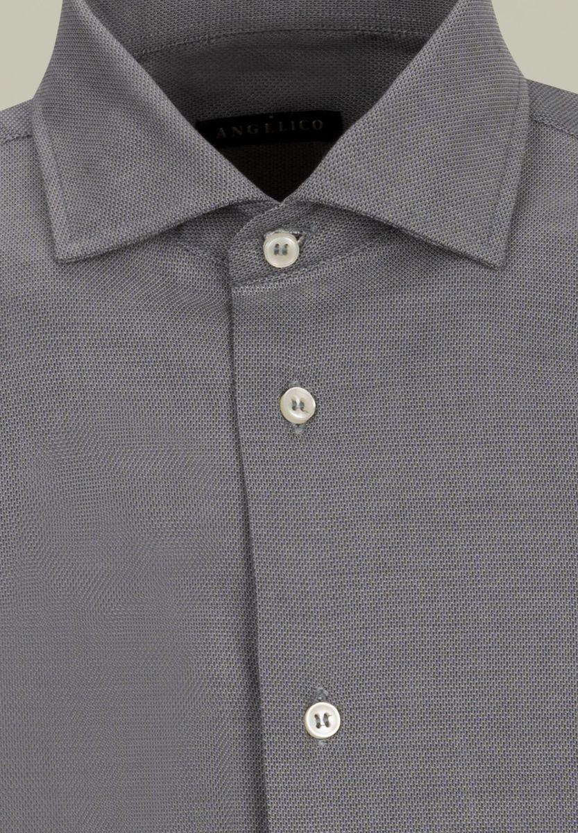 Angelico Camicia Grigio Scuro Armatura Slim
