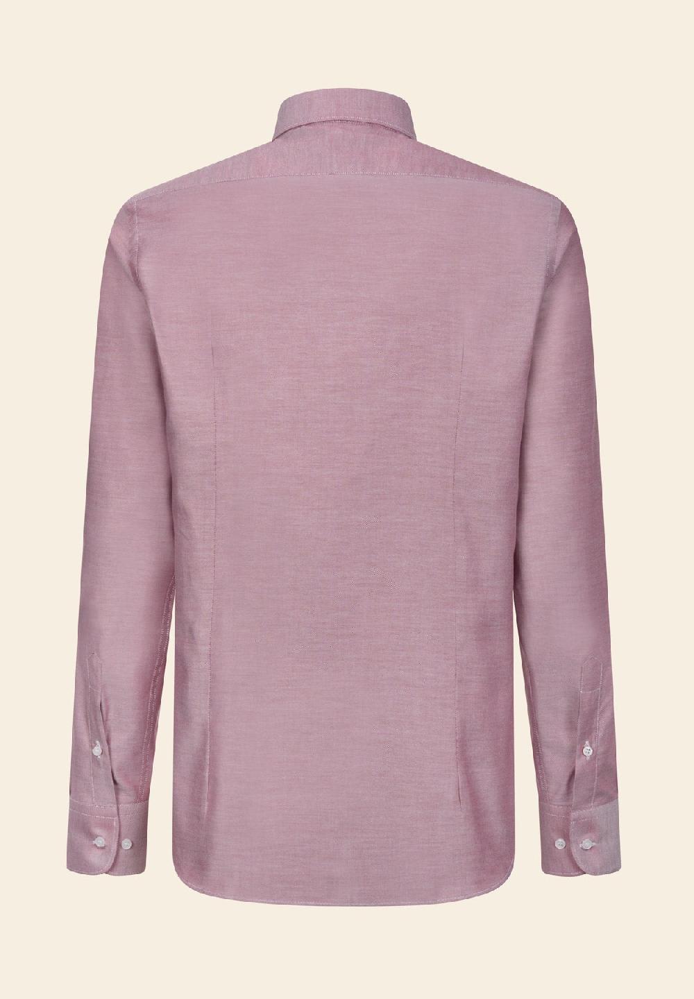 Angelico Camicia Rossa Oxford Cotone Slim Fit