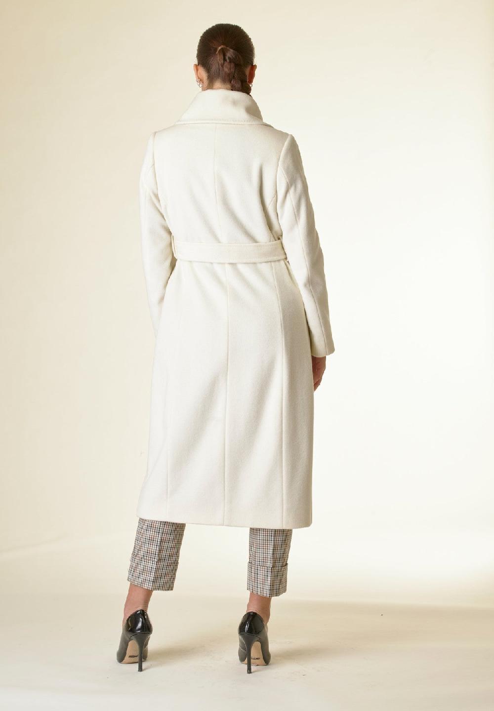 Angelico Cappotto Panna Collo Anello