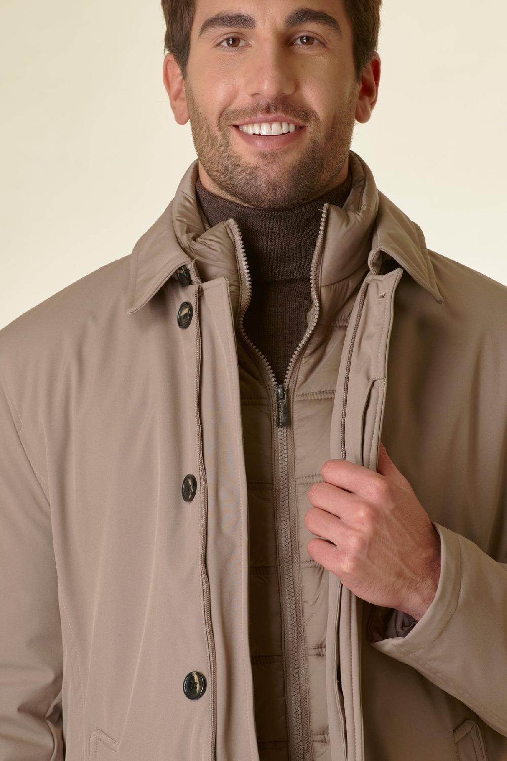 Angelico Cappotto Sabbia Tecnico Pettorina