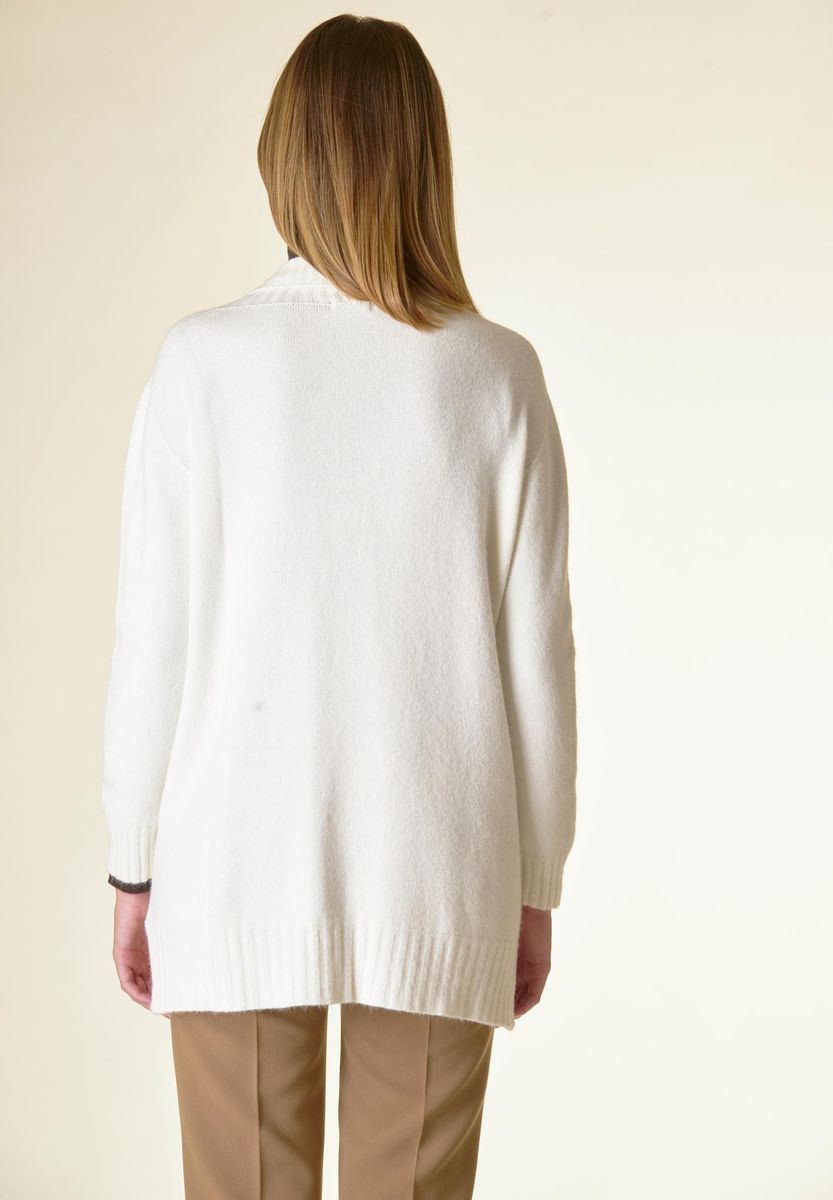 Angelico Cardigan Panna Sciallato Tasconi Soft
