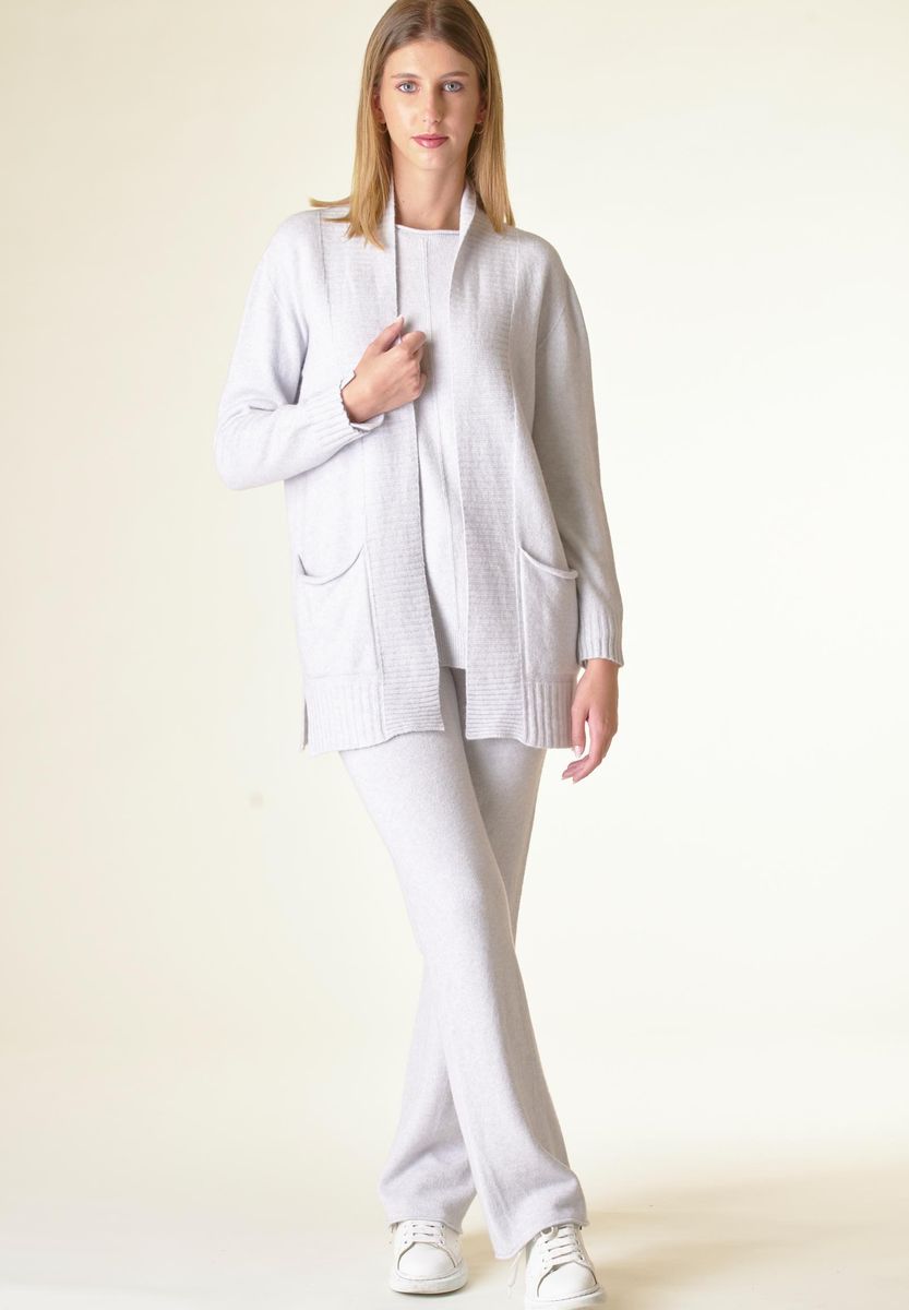 Angelico Cardigan Perla Sciallato Tasconi Soft