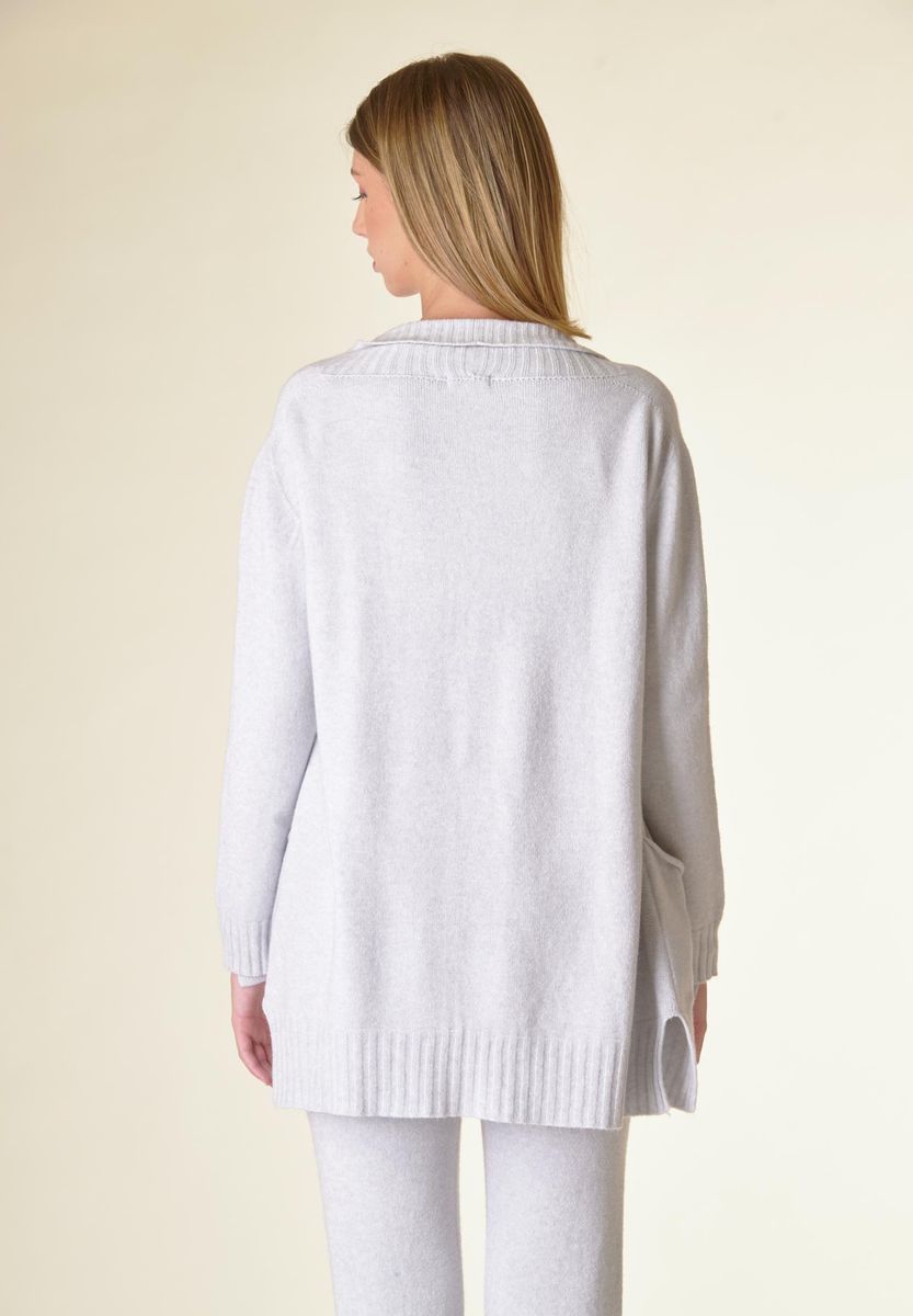Angelico Cardigan Perla Sciallato Tasconi Soft