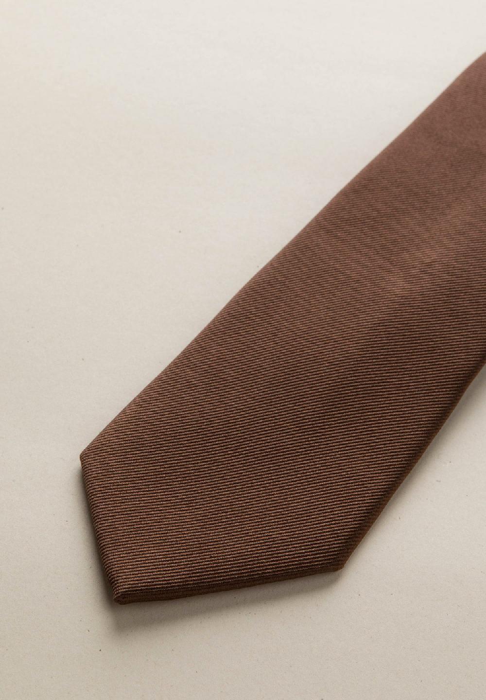 Angelico Cravatta Moro Seta Unita