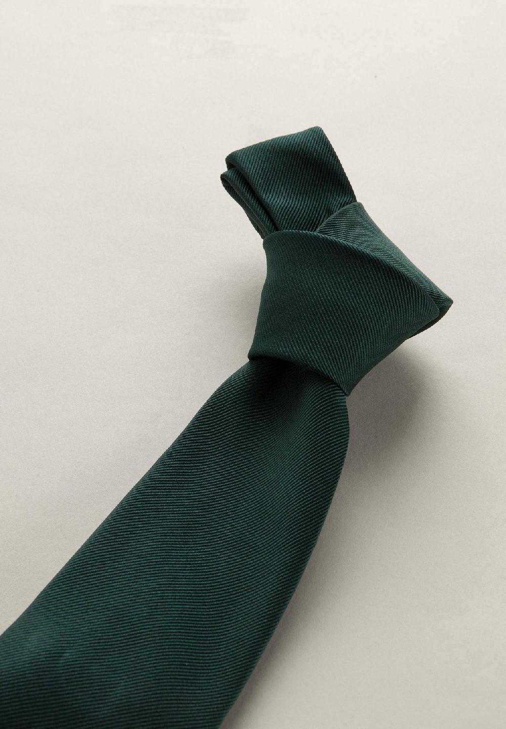 Angelico Cravatta Verdone Seta Unita