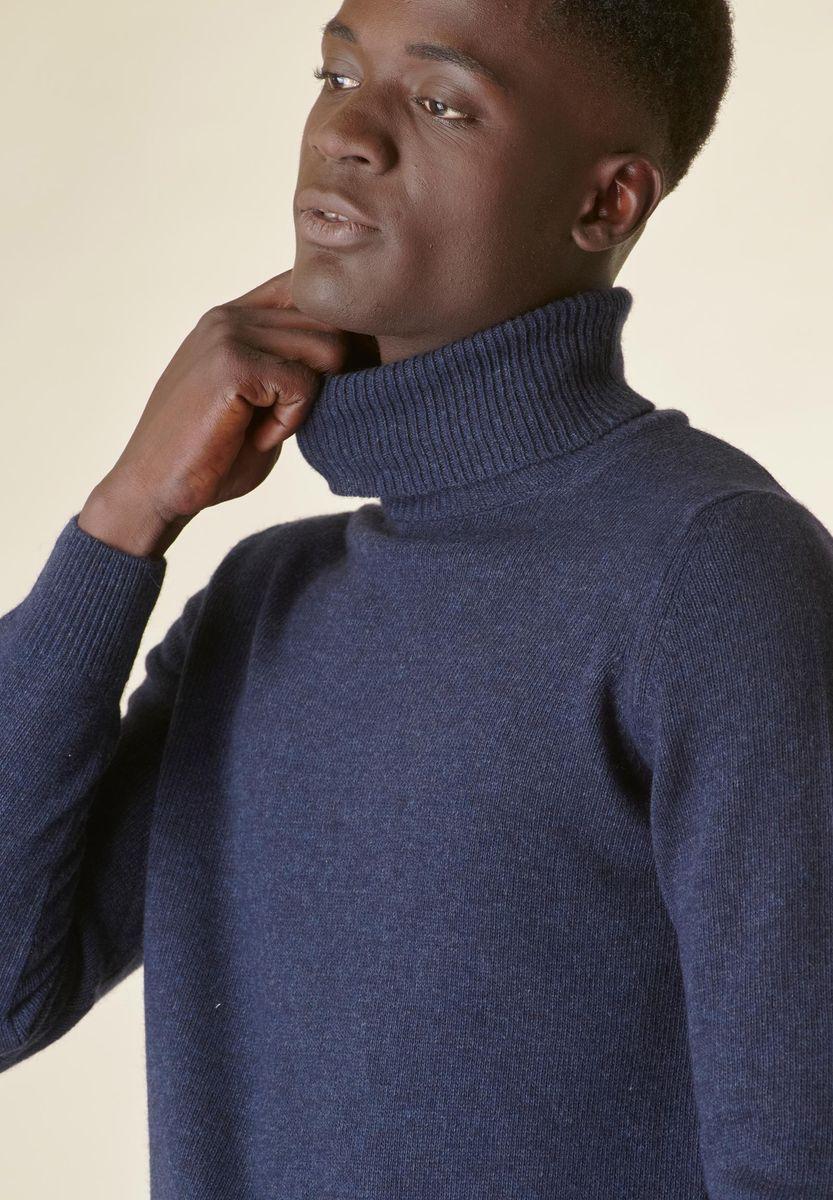 Angelico Dolcevita Blu Denim Mano-cashmere