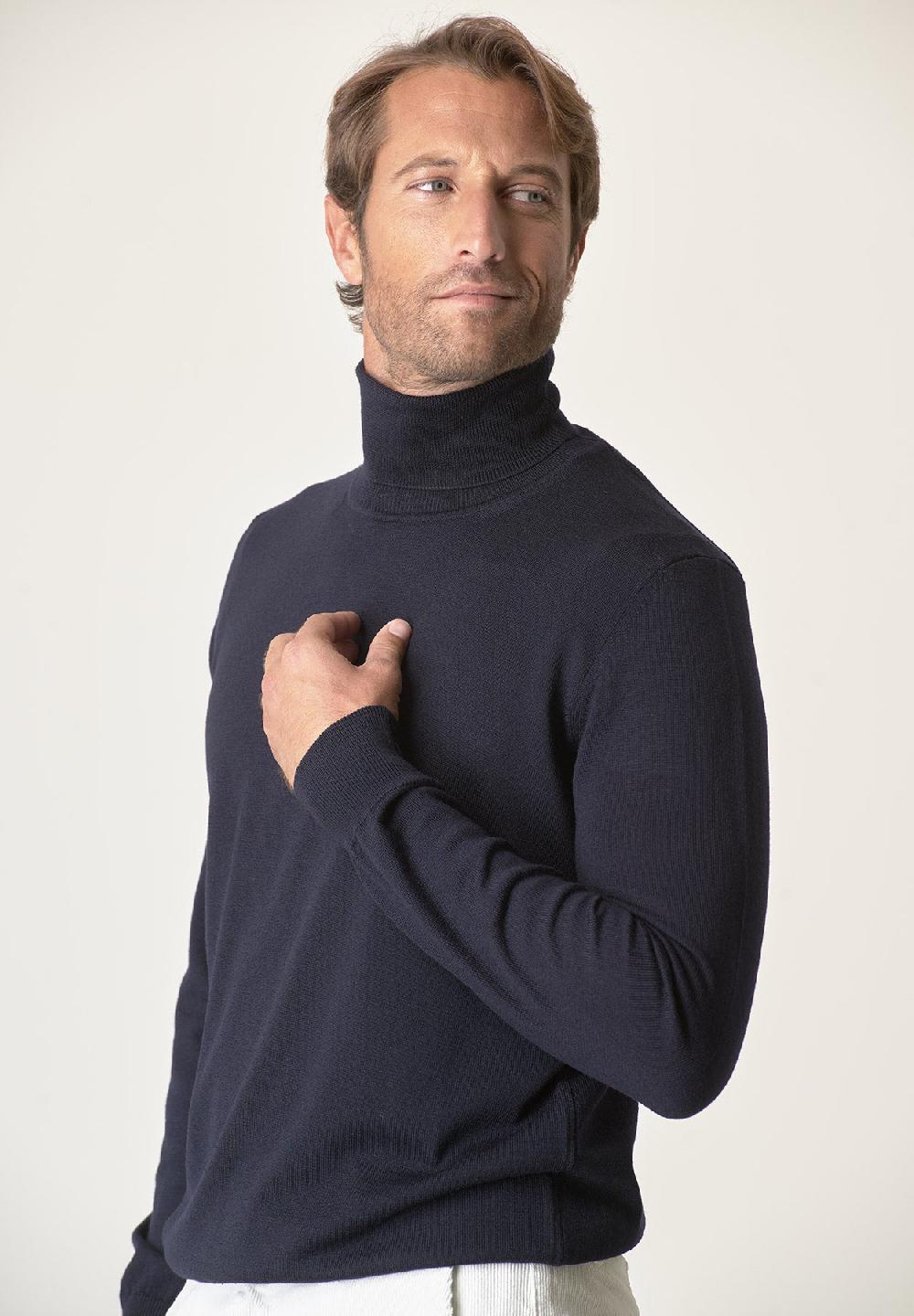 Angelico Dolcevita Blu Lana Merinos Extrafine