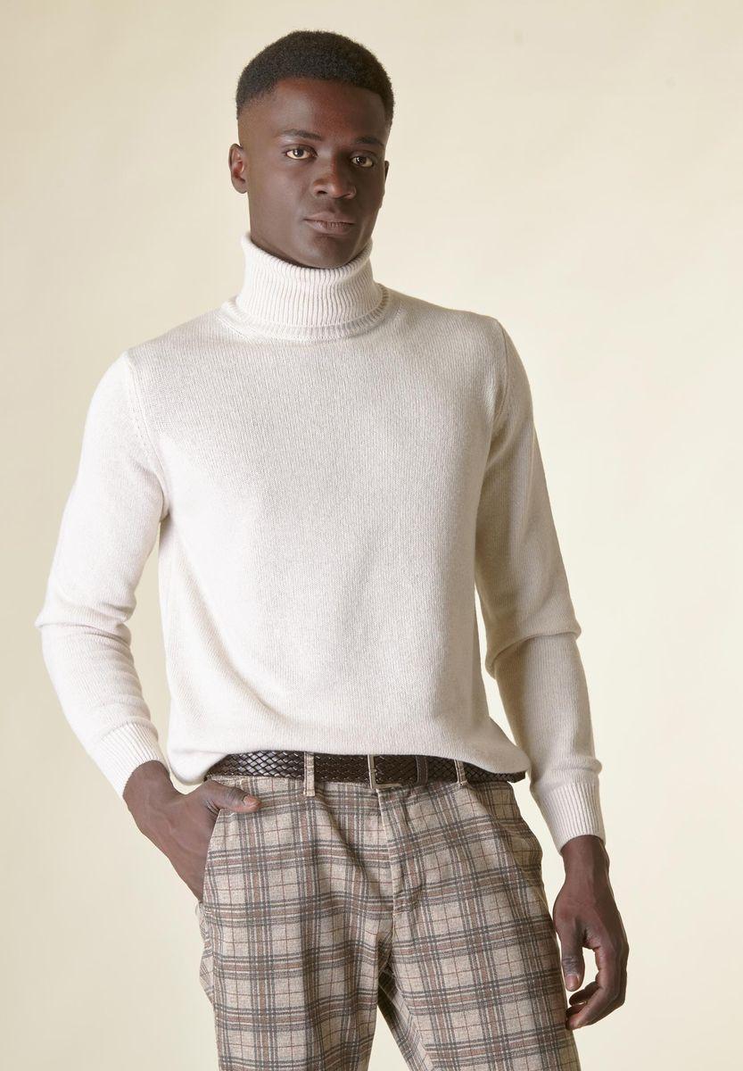 Angelico Dolcevita ecrù mano-cashmere