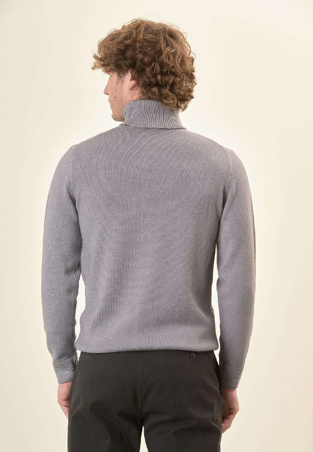 Angelico Dolcevita Grigio Trecce Lana Acidata