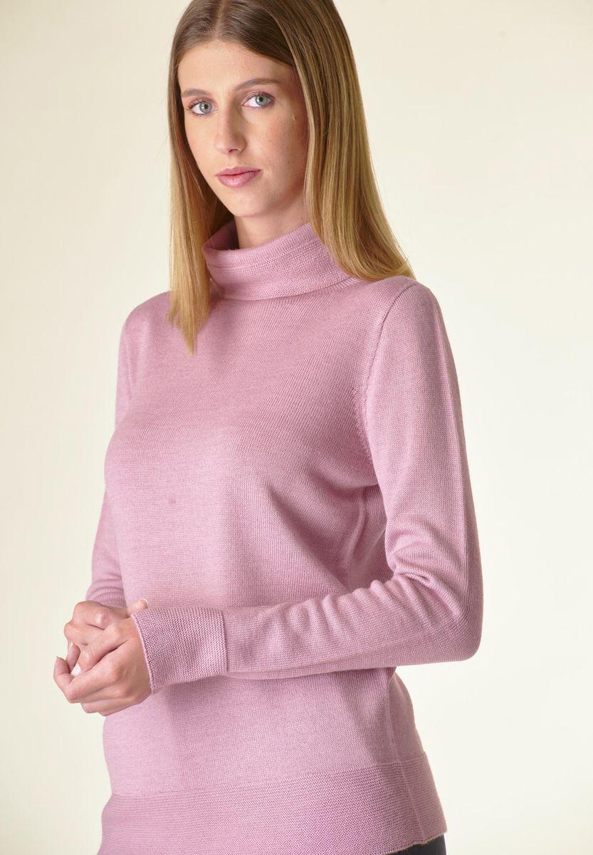 Angelico Dolcevita Malva Bordi Alti Lavorati