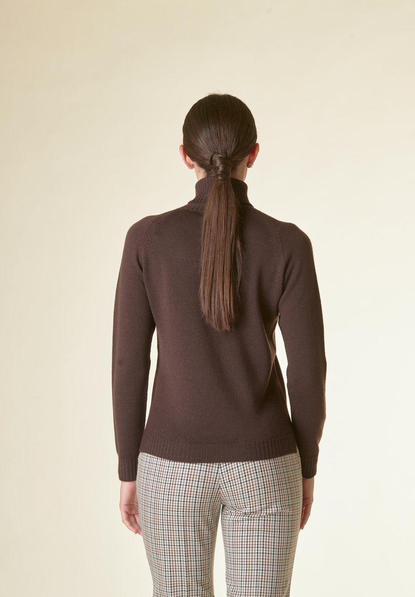 Angelico Dolcevita Moro Corta Merino Lana Gatto