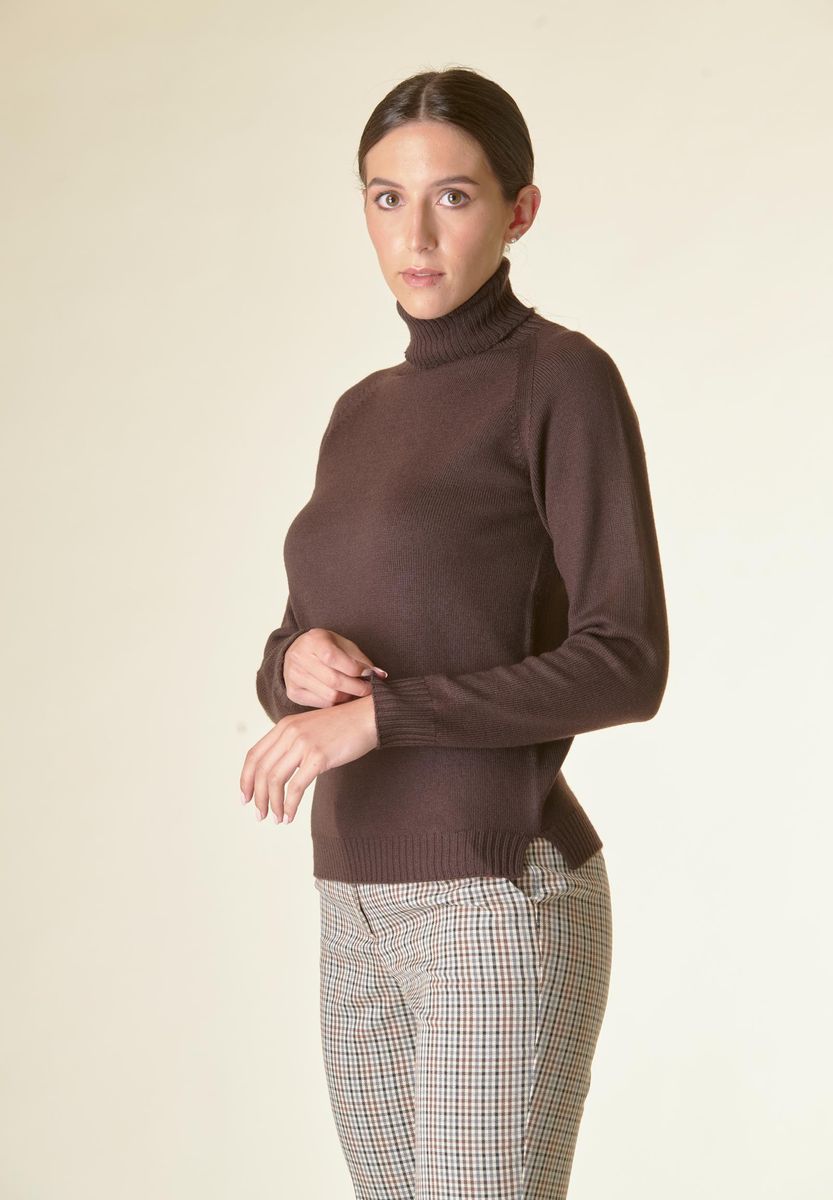 Angelico Dolcevita Moro Corta Merino Lana Gatto