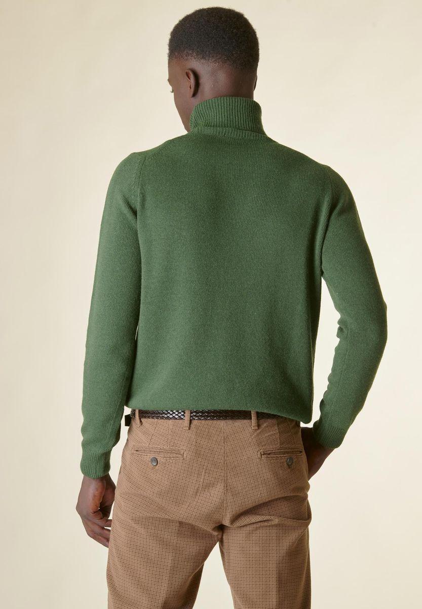 Angelico Dolcevita Verde Loden Mano-cashmere