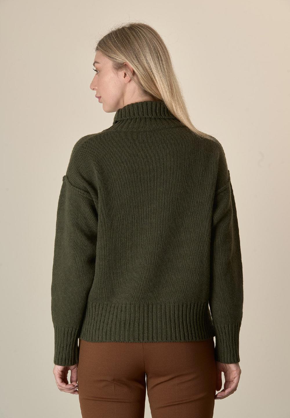 Angelico Dolcevita Verdone Misto Cashmere