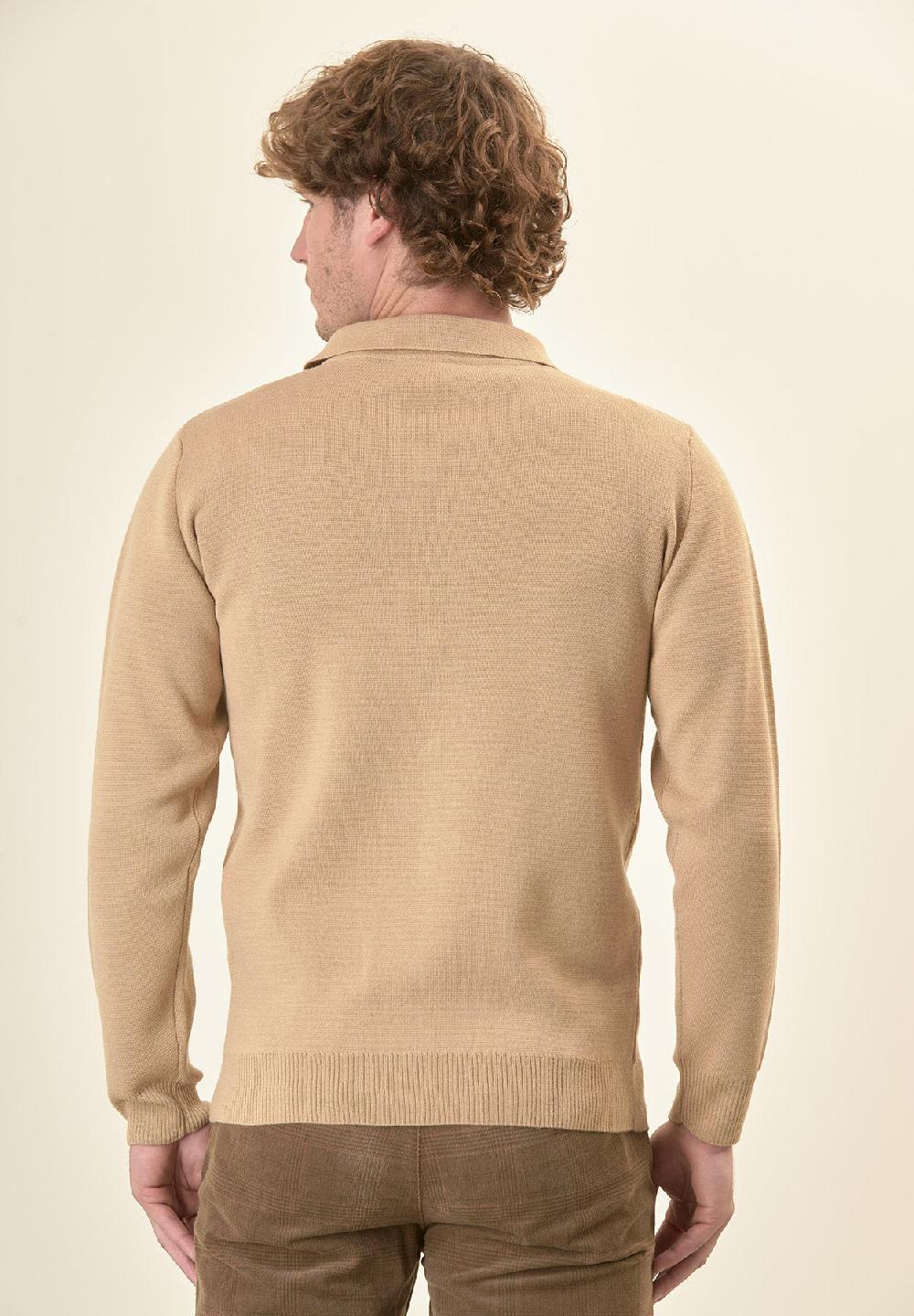 Angelico Giacca Beige Punto Milano Bottoni