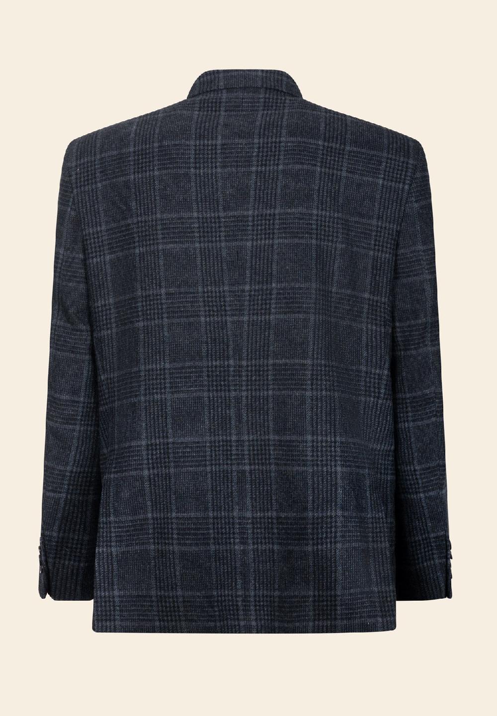 Angelico Giacca Blu Galles Comfort Fit