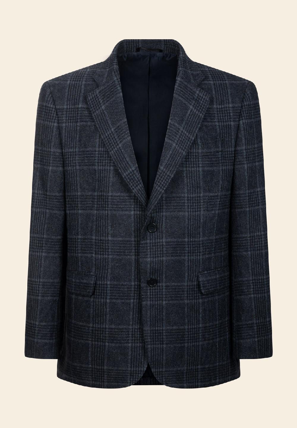 Angelico Giacca blu Galles comfort fit