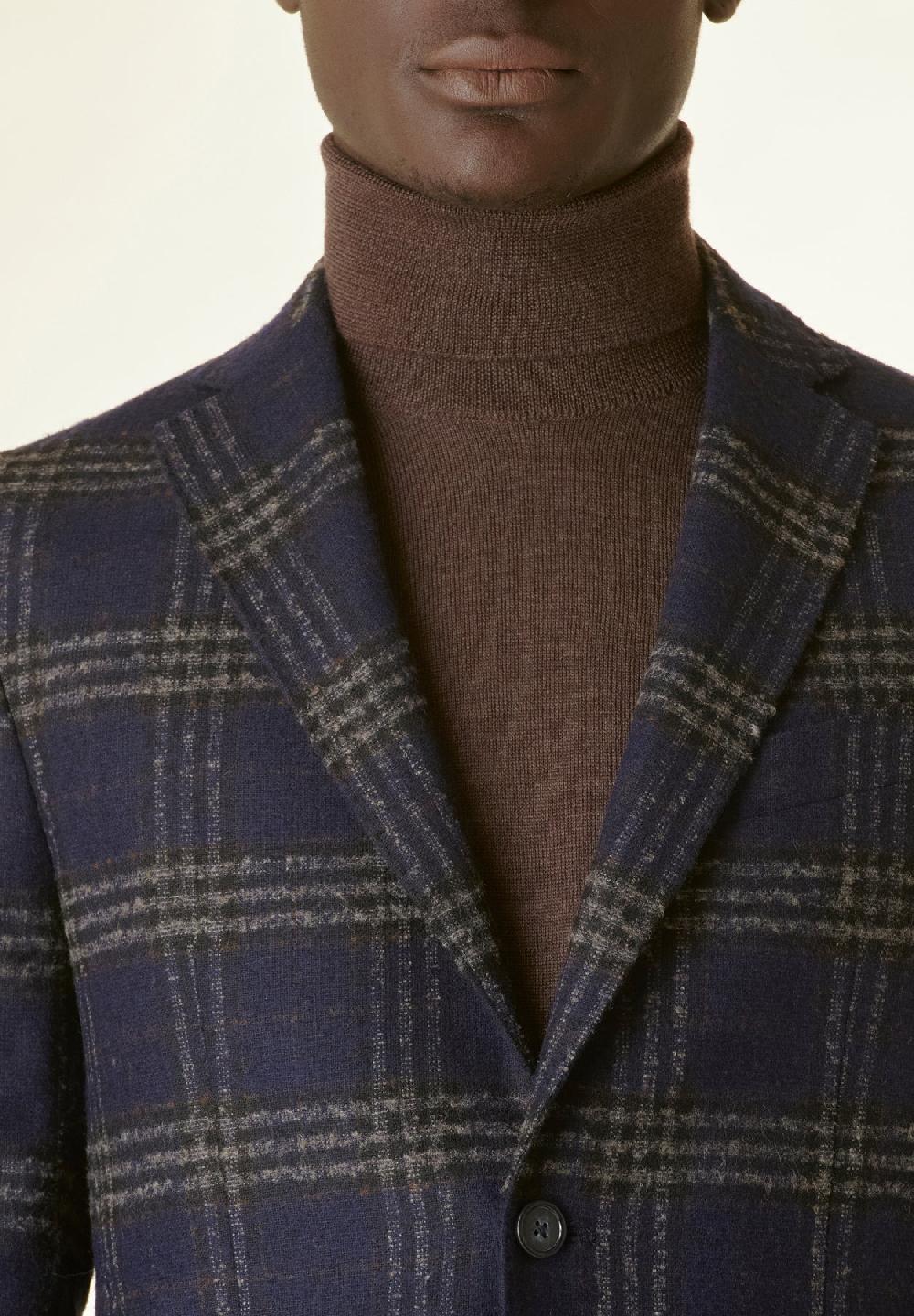 Angelico Giacca Blu Galles Decostruita