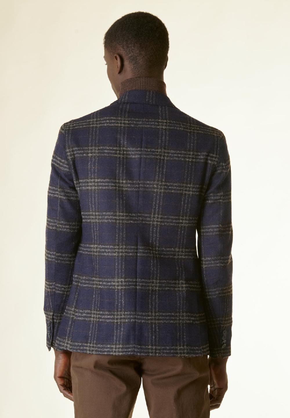 Angelico Giacca Blu Galles Decostruita